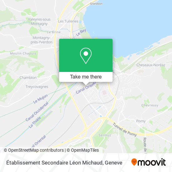 Établissement Secondaire Léon Michaud map