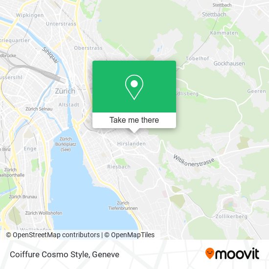 Coiffure Cosmo Style map