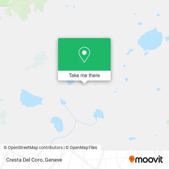 Cresta Del Coro map