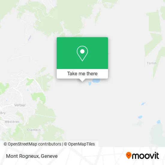 Mont Rogneux map