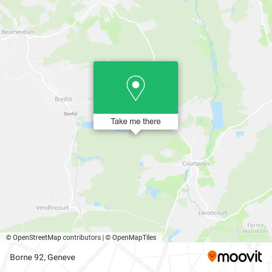 Borne 92 map
