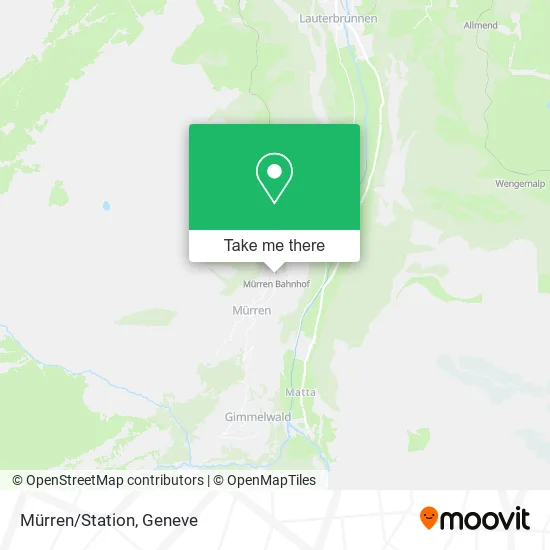 Mürren/Station map