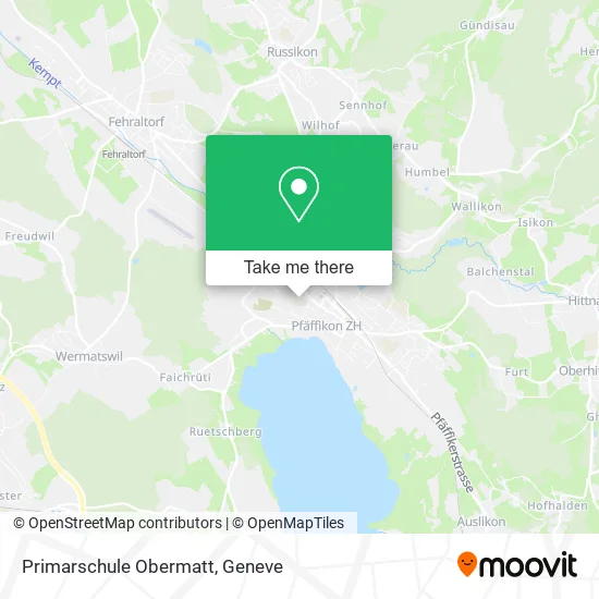Primarschule Obermatt map