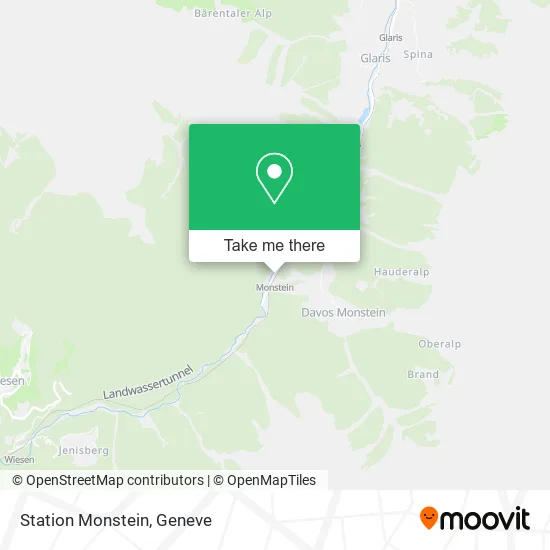 Station Monstein map
