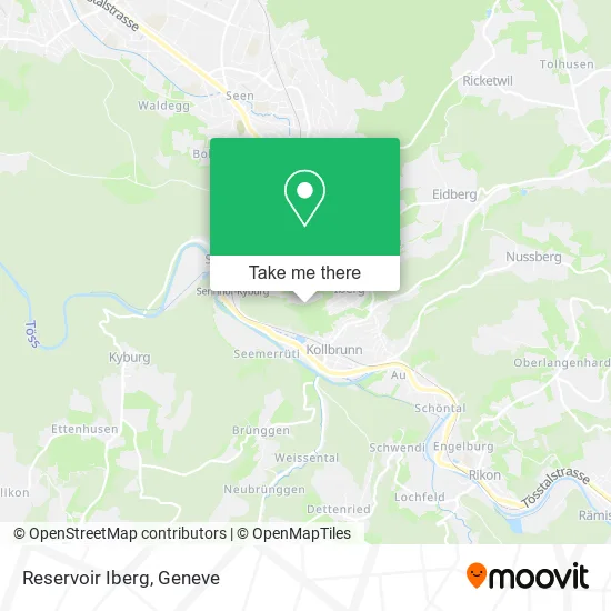 Reservoir Iberg map