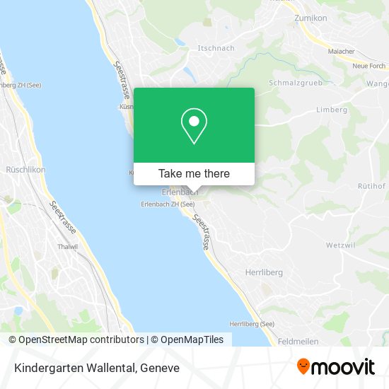 Kindergarten Wallental map