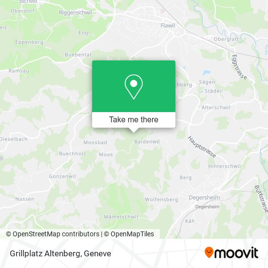 Grillplatz Altenberg map