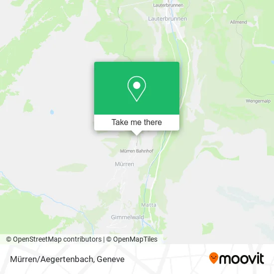 Mürren/Aegertenbach map