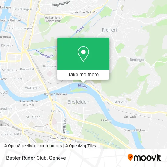 Basler Ruder Club map