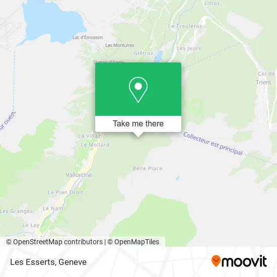Les Esserts map