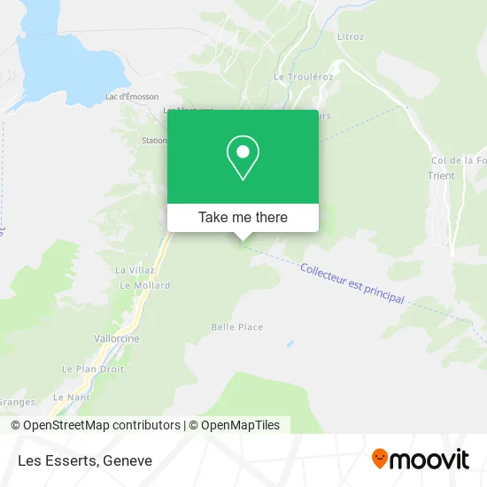 Les Esserts map