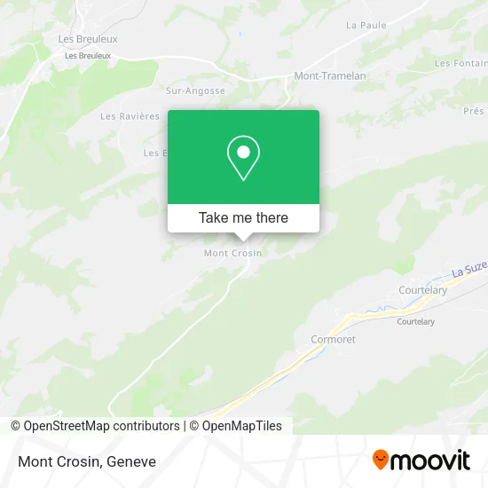 Mont Crosin map