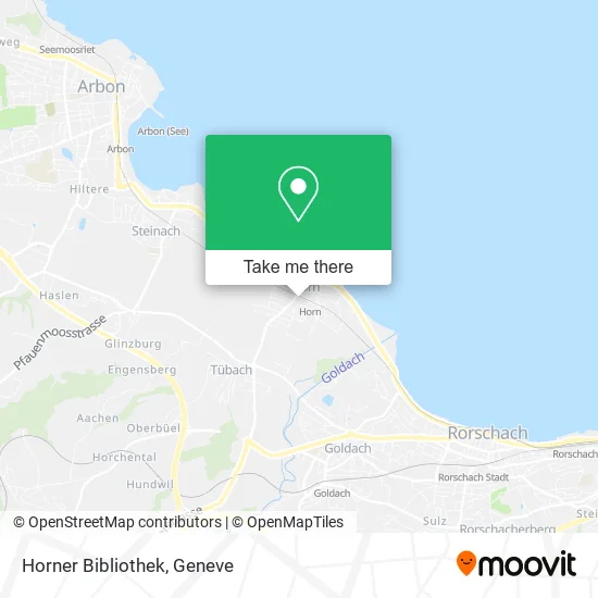 Horner Bibliothek map