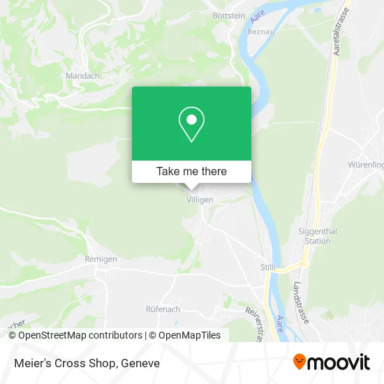 Meier's Cross Shop map