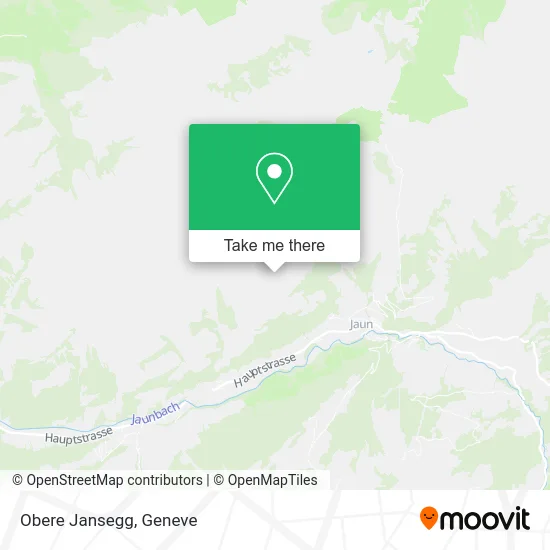 Obere Jansegg map