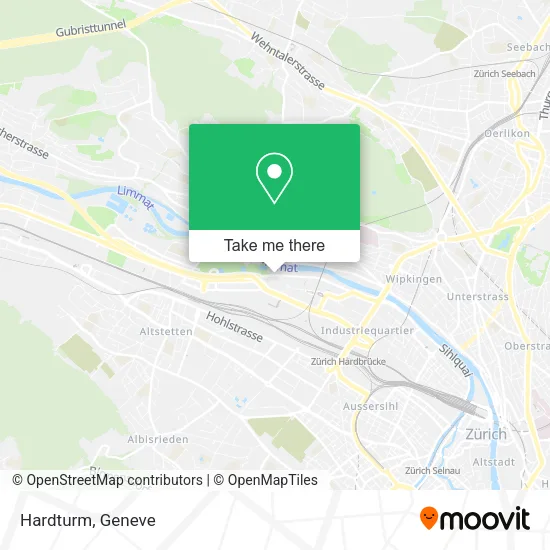 Hardturm map