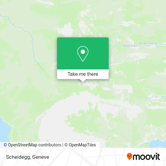Scheidegg map