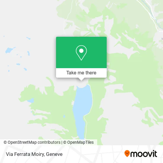 Via Ferrata Moiry map