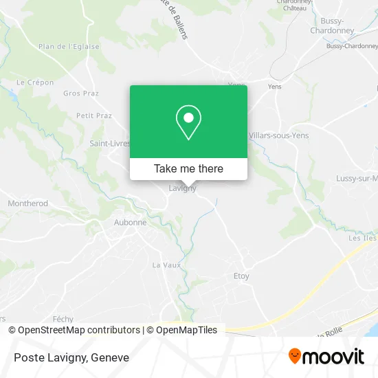 Poste Lavigny plan