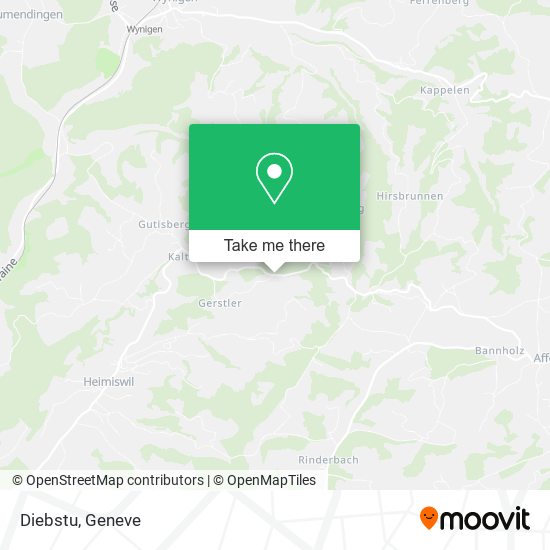 Diebstu map