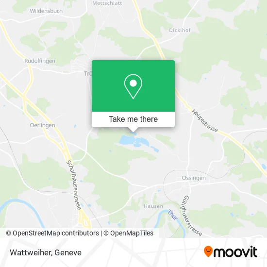 Wattweiher map