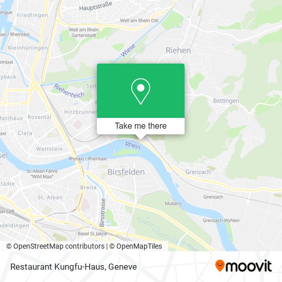 Restaurant Kungfu-Haus map