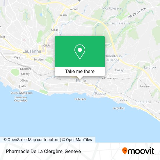 Pharmacie De La Clergère map