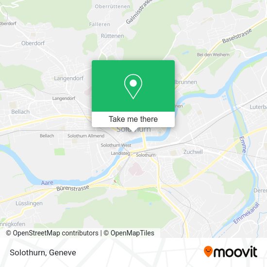 Solothurn map