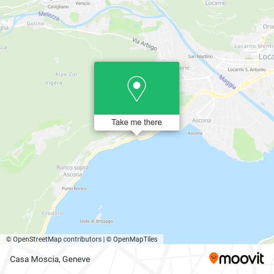 Casa Moscia map