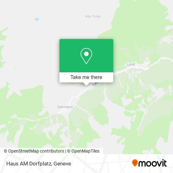 Haus AM Dorfplatz map