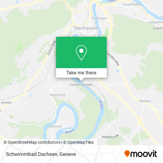 Schwimmbad Dachsen map