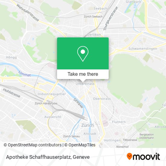 Apotheke Schaffhauserplatz map