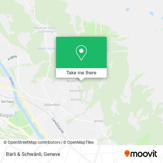 Bärli & Schwänli map