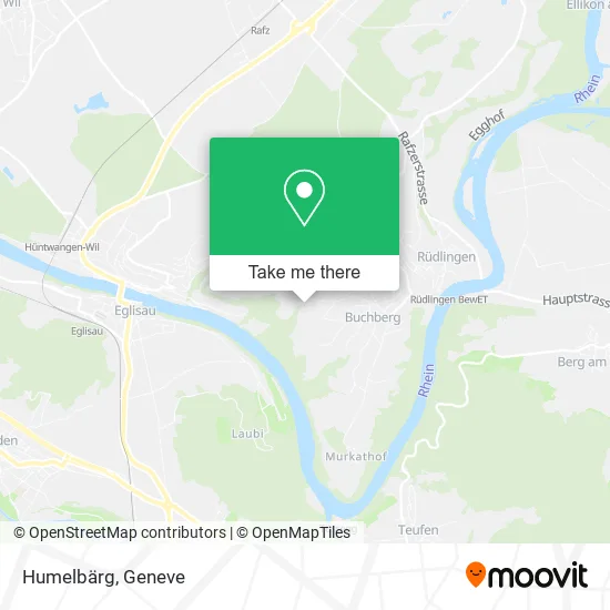 Humelbärg map