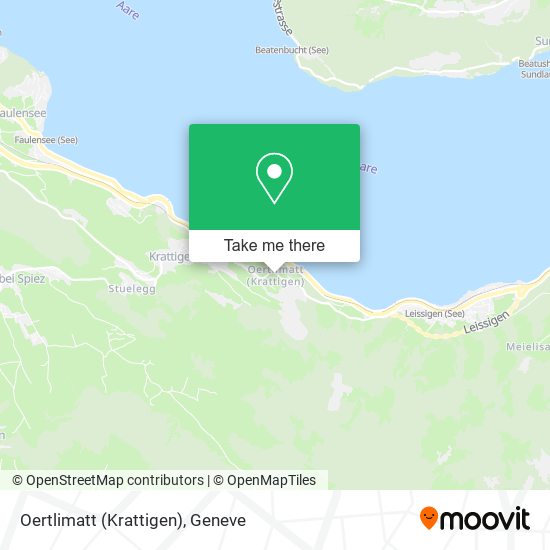 Oertlimatt (Krattigen) map