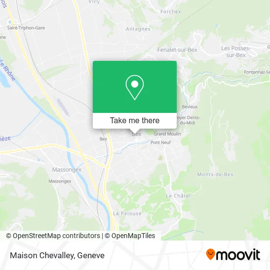 Maison Chevalley map