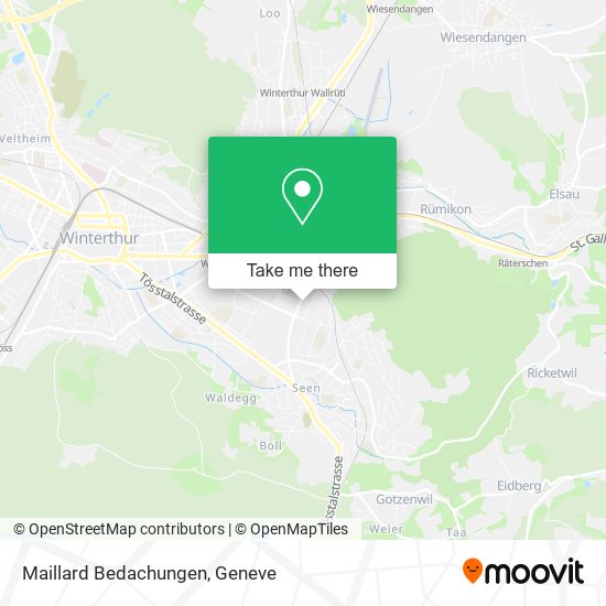 Maillard Bedachungen map