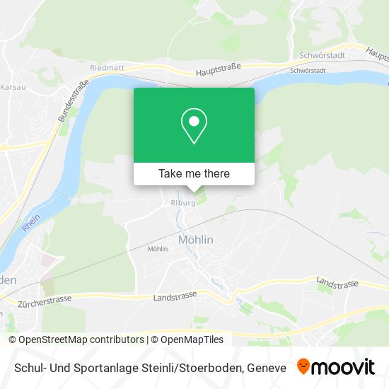 Schul- Und Sportanlage Steinli / Stoerboden map