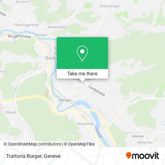 Trattoria Burger map