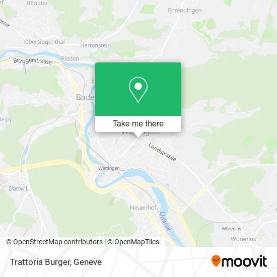 Trattoria Burger map