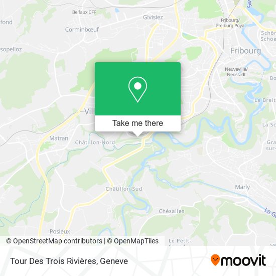 Tour Des Trois Rivières map
