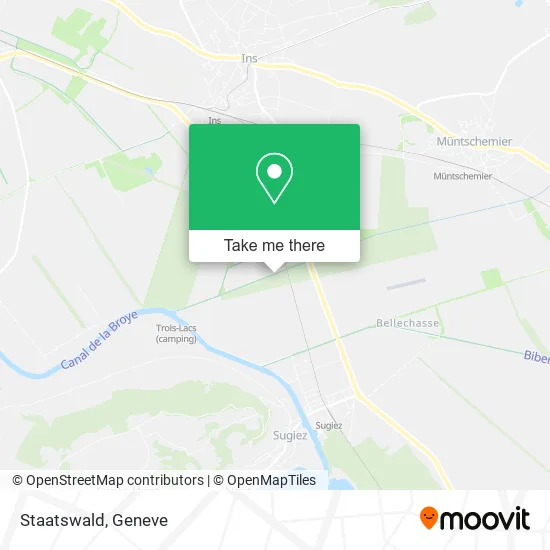 Staatswald map