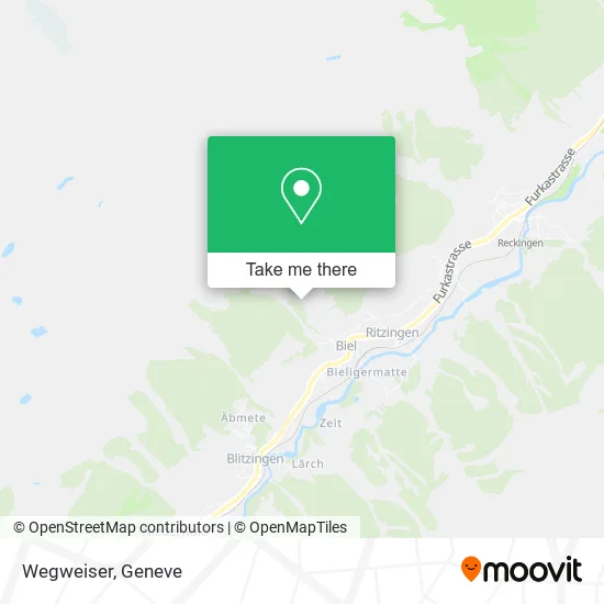 Wegweiser map
