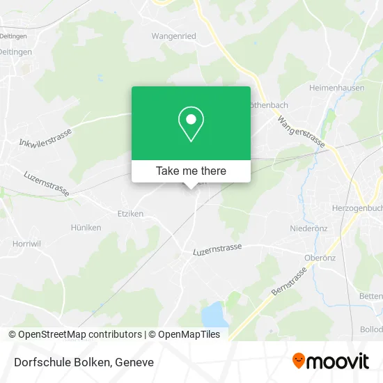 Dorfschule Bolken map