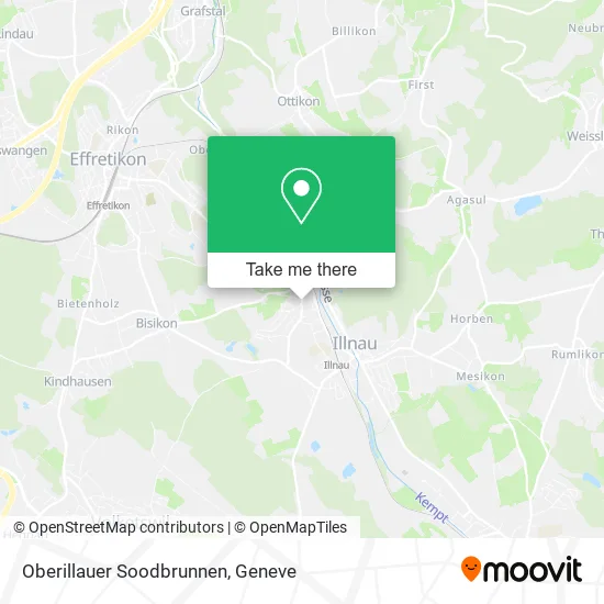 Oberillauer Soodbrunnen map