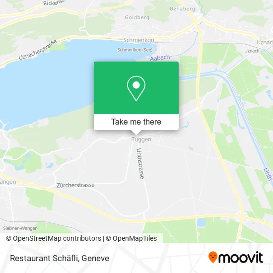 Restaurant Schäfli map