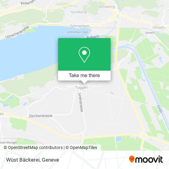 Wüst Bäckerei map