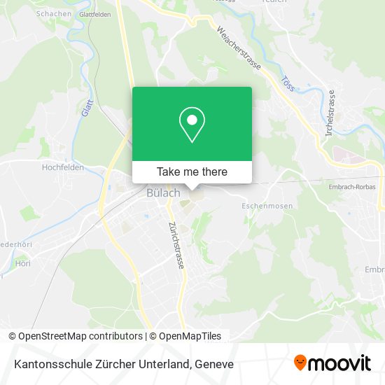Kantonsschule Zürcher Unterland map