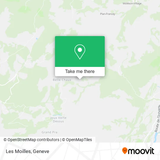 Les Moilles map