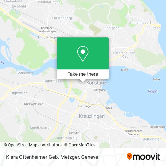 Klara Ottenheimer Geb. Metzger map